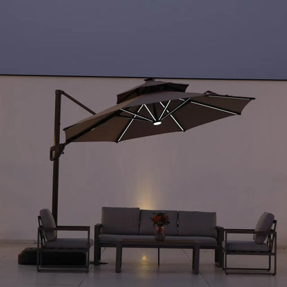 Venezia Style Hanging Roman Cantilever Parasol