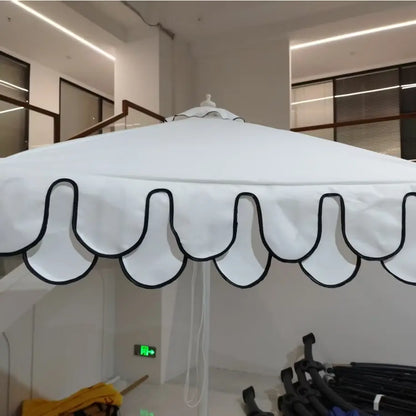 Double-Layer Valance Center Pole Umbrella