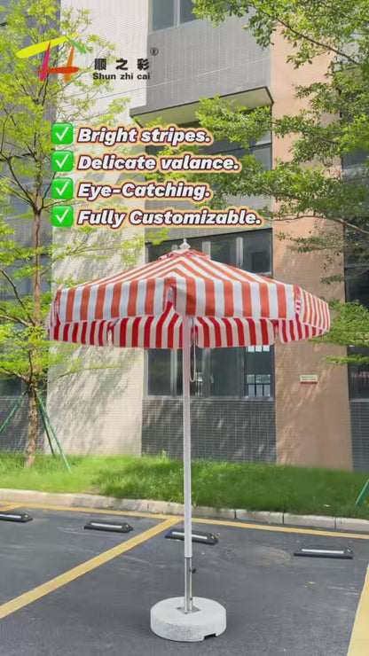 Outdoor Aluminum Sun Shade Center Pole Umbrella
