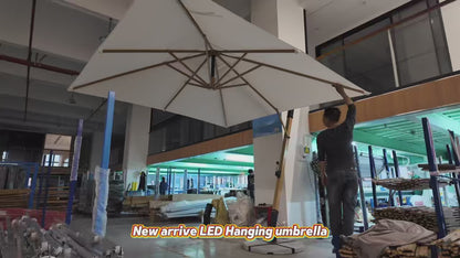 Elegant Offset Garden Cantilever Umbrella