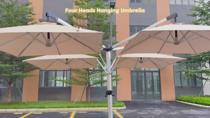 Premium 4 Head Offset Cantilever Umbrella